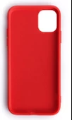 iPhone 11 ile Uyumlu Cappy Silikon Kılıf Kırmızı - 2