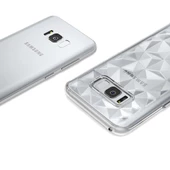 Ringke Air Prism 3D Elmas Yansıması Galaxy S8 Plus ile Uyumlu Kılıf Clear thumbnail 2