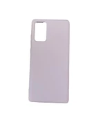 Galaxy Note 20 ile Uyumlu Cappy Silikon Kılıf Lila - 1