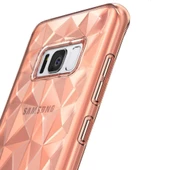 Ringke Air Prism 3D Elmas Yansıması Galaxy S8 Plus ile Uyumlu Kılıf Rose Gold - 2
