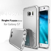 Ringke Mirror Fusion Galaxy S7 ile Uyumlu Aynalı Kılıf Royal Gold - 2
