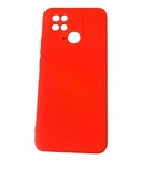 Redmi 10 C ile Uyumlu Cappy Silikon Kılıf Kırmızı - 1