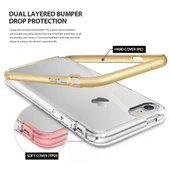 Ringke Frame iPhone 7 ile Uyumlu Çerçeveli Bumper Kılıf Metal Slate thumbnail 4