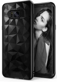Ringke Air Prism 3D Elmas Yansıması Galaxy S8 Plus ile Uyumlu Kılıf Ink Black - 1