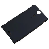 Xperia TX LT29i ile Uyumlu Sert Kauçuk Kılıf Siyah - 3