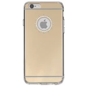 Ringke Noble Mirror iPhone 6s/ 6 ile Uyumlu Taşlı ve Aynalı Kılıf Royal Gold - 1
