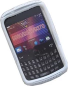 BlackBerry 9360 ile Uyumlu Curve Termo Plastik Silikon Kılıf Beyaz Renk - 1