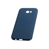 Galaxy A7 (2017) A720F ile Uyumlu Rubber Kılıf Lacivert thumbnail 1