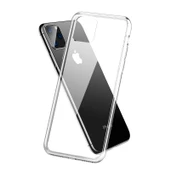 iPhone 11 Pro ile Uyumlu Tıpalı Şeffaf Silikon Kılıf Şeffaf - 1