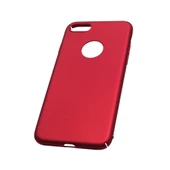 iPhone 7 ile Uyumlu Rubber Kılıf Kırmızı - 1