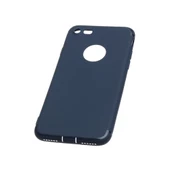 iPhone 7 Plus ile Uyumlu Tıpalı Silikon Kılıf Lacivert - 1