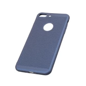 iPhone 7 Plus ile Uyumlu Rubber Delikli Silikon Kılıf Lacivert - 1
