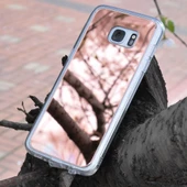 Ringke Mirror Fusion Galaxy S7 Edge ile Uyumlu Aynalı Kılıf Rose Gold - 4