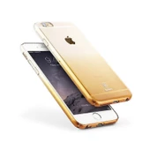Baseus iPhone 6S Plus / 6 Plus ile Uyumlu Gradient Color Kılıf Gold thumbnail 1