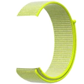 Apple Watch ile Uyumlu 38-40 Kumaş Kayış Fıstık Yeşili - 1