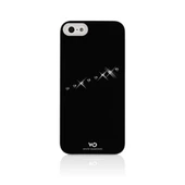 White Diamonds iPhone SE/5S/5 ile Uyumlu Swarovski Sash Desenli Kılıf Siyah (Out) - 1