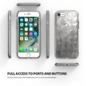 Ringke Air Prism 3D Elmas Yansıması iPhone 7/8 Plus ile Uyumlu KIlıf Clear Ultra Hafif Esnek İnce Şeffaf Transparan thumbnail 3