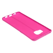 Galaxy S6 Edge Plus ile Uyumlu Slim Silikon Deri Desenli Kılıf Pembe - 2