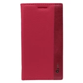 G2 Mini D610 ile Uyumlu Magnum Serisi Yan Model Kapaklı Kılıf Kırmızı - 1