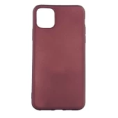 Zore iPhone 11 ile Uyumlu Premier Silikon Kılıf Mürdüm - 1
