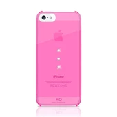White Diamonds iPhone SE/5S/5 ile Uyumlu Swarovski Trinity Desenli Kılıf Pembe (Out) - 1
