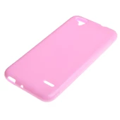 T60 ile Uyumlu Kılıf Parlak Silikon Pembe thumbnail 1