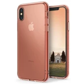 Ringke Fusion iPhone X ile Uyumlu KIlıf Rose Gold thumbnail 1