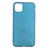Zore iPhone 11 ile Uyumlu Premier Silikon Kılıf Mavi - 1