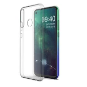 P40 Lite E ile Uyumlu Ultra Slim Silikon Kılıf Şeffaf - 2