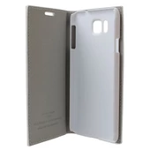Galaxy Alpha ile Uyumlu Magnum Serisi Yan Model Kapaklı Kılıf Beyaz - 3