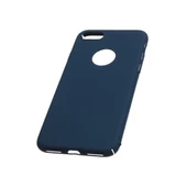 iPhone 7 ile Uyumlu Rubber Kılıf Lacivert - 1