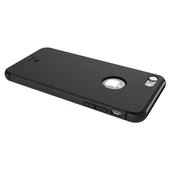 Baseus Hermit Bracked Case iPhone 7 Plus ile Uyumlu Silikon Kılıf Siyah - 3