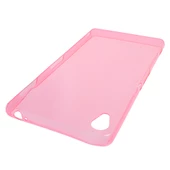 Xperia Z3 ile Uyumlu Kılıf 0.2mm Şeffaf Silikon Pembe - 1
