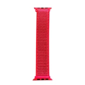 Apple Watch ile Uyumlu 42-44mm Kumaş Kordon Açık Pembe - 1
