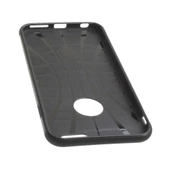 iPhone 6S Plus/6 Plus ile Uyumlu Double Hard Koruma Kılıfı Gun Metal - 1