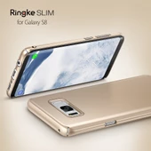 Ringke Slim Galaxy S8 ile Uyumlu Kılıf Royal Gold - 2