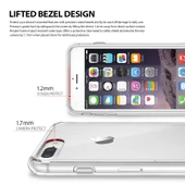 Ringke Fusion iPhone 7/8 Plus ile Uyumlu KIlıf Smoke Black TPU Bumper Extra Darbe Emici - 4