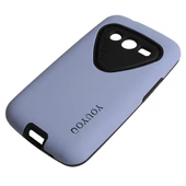 Galaxy Ace 4 G313 ile Uyumlu Kılıf Silikonlu Ultra Koruma Lila - 1