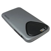 iPhone 6S/6 ile Uyumlu Kılıf Silikonlu Ultra Koruma Gri - 4