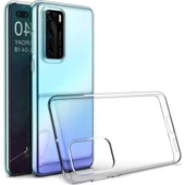 P40 ile Uyumlu Ultra Slim Silikon Kılıf Şeffaf - 2