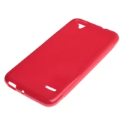 T60 ile Uyumlu Kılıf Parlak Silikon Kırmızı thumbnail 1