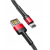 Baseus Special Edition iPhone ile Uyumlu 2.4A Hızlı Şarj Halat Usb Kablo-Siyah-CALKLF-G91 - 2