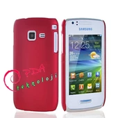S5380 Wave Y ile Uyumlu Sert Kauçuk Kılıf Kırmızı Renk - 1