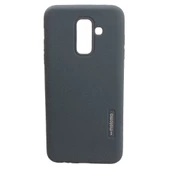 Galaxy A6 Plus 2018 ile Uyumlu Motomo Silikon Kılıf Lacivert - 2