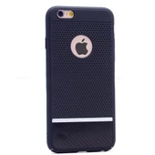 iPhone 7 ile Uyumlu Otto Fileli Rubber Sert Kılıf  Siyah thumbnail 1