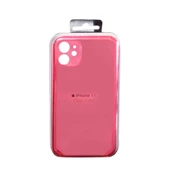 iPhone 11 ile Uyumlu Şeffaf Kılıf Pembe - 1