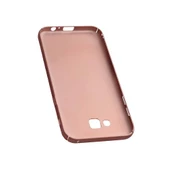 Galaxy A7 (2017) A720F ile Uyumlu Rubber Kılıf Rose Gold - 2
