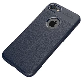 Zore iPhone 7 ile Uyumlu Kılıf Niss Silikon Lacivert - 2