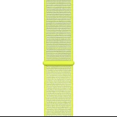 Apple Watch ile Uyumlu 38-40 Kumaş Kayış Fıstık Yeşili - 2