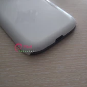 Galaxy S3 i9300 ile Uyumlu Sert Kauçuk Kılıf (Parlak) Beyaz Renk thumbnail 4